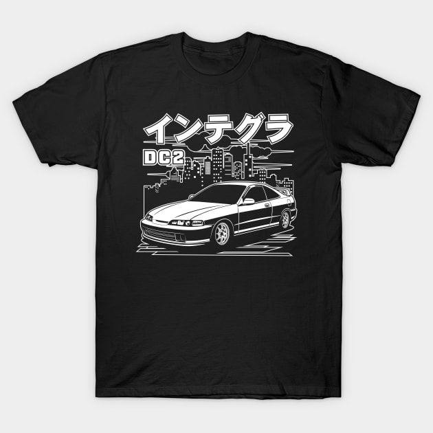 Honda Integra DC2 Type R T-Shirt by idrdesign